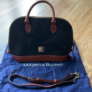 Dooney and Bourke Pebble Grain Zip Satchel